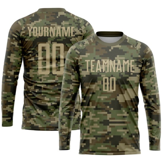 Latest unisex long-sleeve football jerseys – adult custom logo print, wholesale pricing